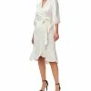 Adrianna Papell Women's Tie-Front Faux-Wrap Dress -Clothing Shop 22801584 fpx