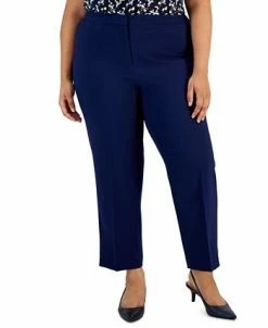 Kasper Plus Size Straight-Leg Pants -Clothing Shop 22803912 fpx