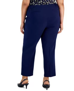 Kasper Plus Size Straight-Leg Pants -Clothing Shop 22803915 fpx