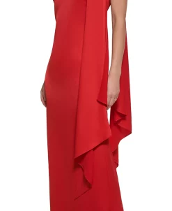 Vince Camuto Women's Halter-Neck Satin Sleeveless Gown -Clothing Shop 22815211 fpx