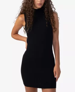 Sanctuary Leeveless Ribbed Mock Neck Mini Dress -Clothing Shop 22823761 fpx