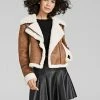 Sam Edelman Women's Faux-Shearling Moto Coat -Clothing Shop 22851270 fpx