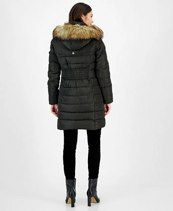 Michael Kors Women's Faux-Fur-Trim Hooded Puffer Coat, Created For Macy's 4 Michael Kors Women's Faux-Fur-Trim Hooded Puffer Coat, Created For Macy's - Image 2