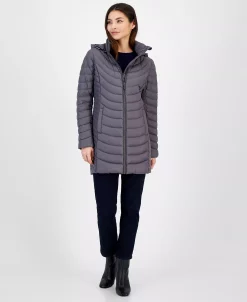 Michael Kors Women's Hooded Packable Puffer Coat, Created For Macy's 13 Michael Kors Women's Hooded Packable Puffer Coat, Created For Macy's -Clothing Shop 22854499 fpx