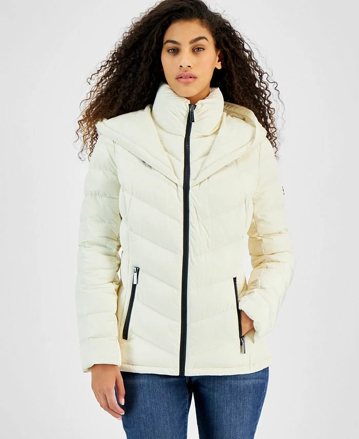 Michael Kors Women's Hooded Down Puffer Coat, Created For Macy's 3 Michael Kors Women's Hooded Down Puffer Coat, Created For Macy's