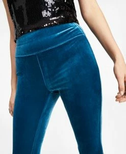 INC International Concepts Women's Velvet Non-Seam Skinny Leggings, Created For Macy's -Clothing Shop 22875261 fpx
