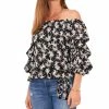 Vince Camuto Women's Off Shoulder Bubble Sleeve Top 2 Vince Camuto Women's Off Shoulder Bubble Sleeve Top -Clothing Shop 22902472 fpx