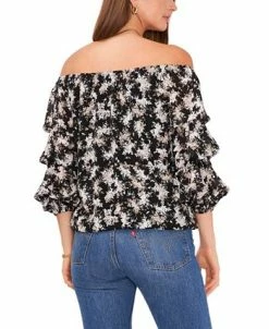 Vince Camuto Women's Off Shoulder Bubble Sleeve Top -Clothing Shop 22902490 fpx