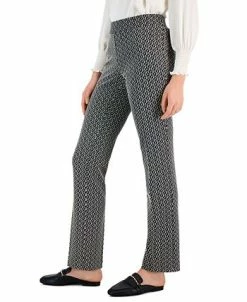 Anne Klein Women's Jacquard-Knit Bootcut Pants -Clothing Shop 22909232 fpx