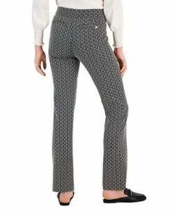 Anne Klein Women's Jacquard-Knit Bootcut Pants -Clothing Shop 22909244 fpx