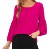 CeCe Women's Scoop Neck Balloon Sleeve Top -Clothing Shop 22927271 fpx