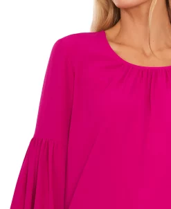 CeCe Women's Scoop Neck Balloon Sleeve Top 10 CeCe Women's Scoop Neck Balloon Sleeve Top -Clothing Shop 22927273 fpx