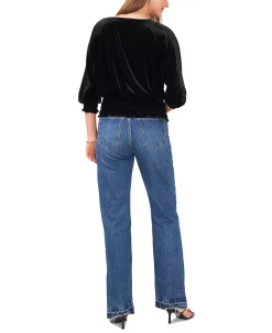 Vince Camuto Women's Dolman-Sleeve Smocked-Waist Top -Clothing Shop 22947726 fpx