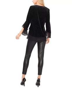 Vince Camuto Women's Layered V-Neck Top 10 Vince Camuto Women's Layered V-Neck Top -Clothing Shop 22947749 fpx