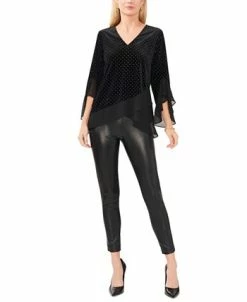 Vince Camuto Women's Layered V-Neck Top 9 Vince Camuto Women's Layered V-Neck Top -Clothing Shop 22947750 fpx