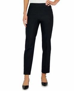 JM Collection Women's Waverly High-Rise Straight-Leg Pants, Created For Macy's