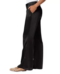 Sam Edelman Women's Codie High-Rise Satin Flare Pants -Clothing Shop 22970064 fpx