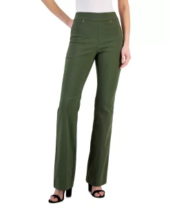 INC International Concepts Women's High-Rise Pull-On Flare-Leg Pants, Created For Macy's -Clothing Shop 22979389 fpx