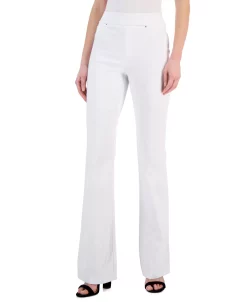 INC International Concepts Women's High-Rise Pull-On Flare-Leg Pants, Created For Macy's -Clothing Shop 22979399 fpx
