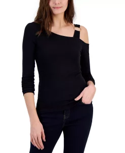 INC International Concepts Women's One-Shoulder Asymmetric Top, Created For Macy's 10 INC International Concepts Women's One-Shoulder Asymmetric Top, Created For Macy's -Clothing Shop 22986977 fpx