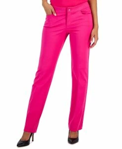 Anne Klein Women's Compression Fly-Front Bootcut Pants
