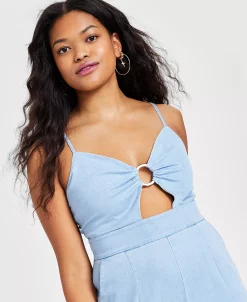 Bar III Women's Sleeveless Wide-Leg Jumpsuit, Created For Macy's -Clothing Shop 22997818 fpx