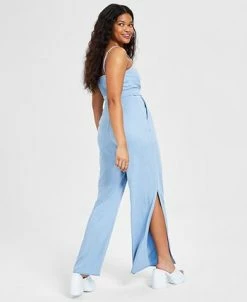 Bar III Women's Sleeveless Wide-Leg Jumpsuit, Created For Macy's -Clothing Shop 22997820 fpx