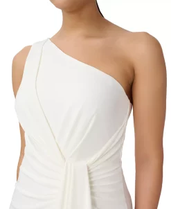 Adrianna Papell Women's One-Shoulder Draped-Detail Gown -Clothing Shop 23034183 fpx