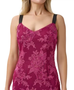 Adrianna Papell Women's Embroidred V-Neck Dress -Clothing Shop 23034189 fpx