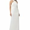 Adrianna Papell Women's Halter-Neck Sleeveless Fitted Gown 2 Adrianna Papell Women's Halter-Neck Sleeveless Fitted Gown -Clothing Shop 23034252 fpx