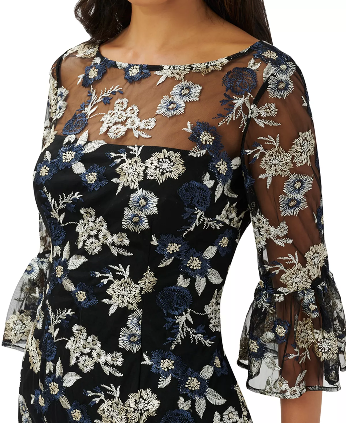 Adrianna Papell Women's Embroidered Sheath Dress 5 Adrianna Papell Women's Embroidered Sheath Dress - Image 3