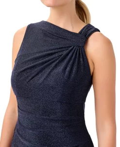 Adrianna Papell Women's Metallic Ruched Sheath Dress -Clothing Shop 23034466 fpx