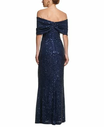 Vince Camuto Women's Off-The-Shoulder-Neckline Sequin Gown 5 Vince Camuto Women's Off-The-Shoulder-Neckline Sequin Gown - Image 3