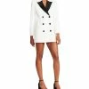 Steve Madden Lana Contrast Collar Tuxedo Dress 1 Steve Madden Lana Contrast Collar Tuxedo Dress -Clothing Shop 23101549 fpx