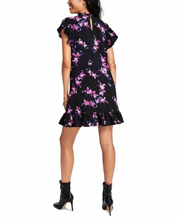 CeCe Floral-Print Ruffled Shift Dress 4 CeCe Floral-Print Ruffled Shift Dress - Image 2