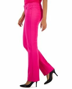 Anne Klein Women's Compression Fly-Front Bootcut Pants -Clothing Shop 23206631 fpx