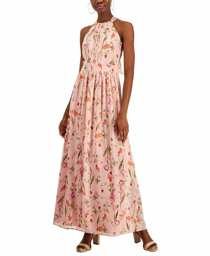 INC International Concepts Women's Floral-Print Halter-Neck Maxi Dress, Created For Macy's 3 INC International Concepts Women's Floral-Print Halter-Neck Maxi Dress, Created For Macy's