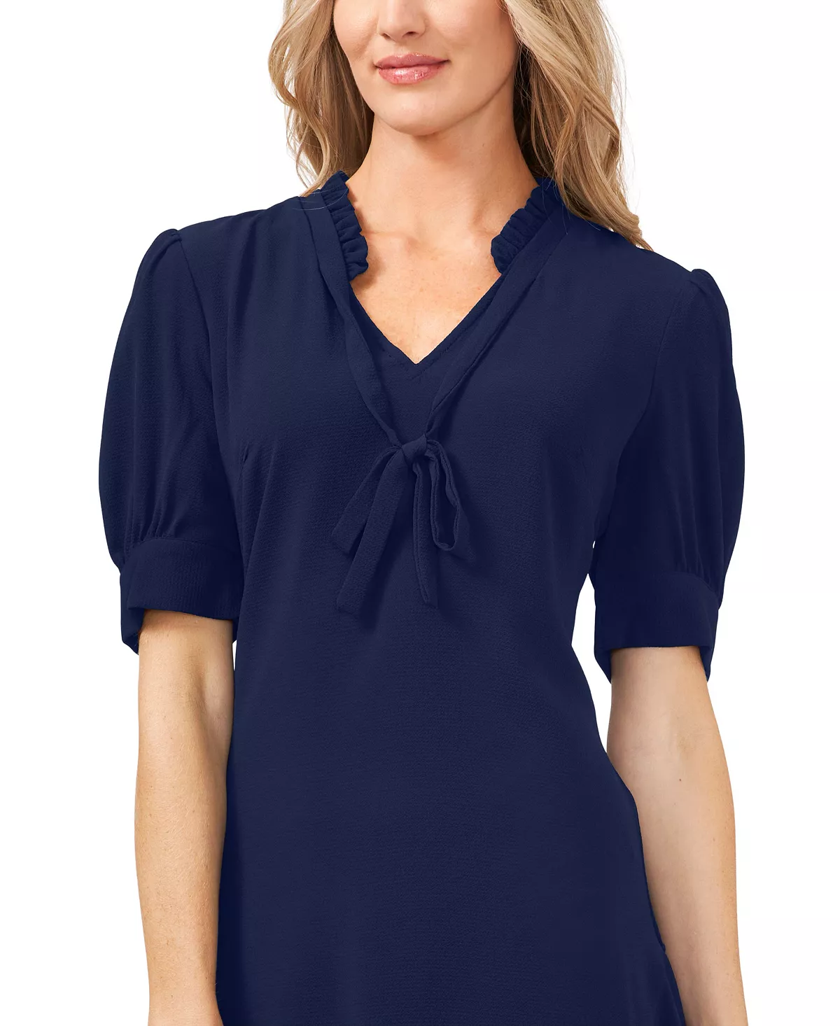 CeCe Ruffled Tie-Neck Dress 8 CeCe Ruffled Tie-Neck Dress - Image 6