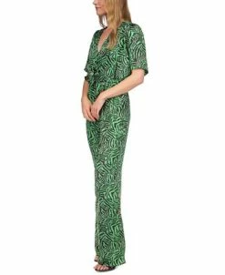Michael Kors Women's Zebra-Print Tie Jumpsuit -Clothing Shop 23261878 fpx