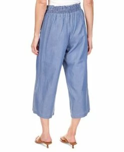 Michael Kors Women's Tie-Front Wide-Leg Pants 8 Michael Kors Women's Tie-Front Wide-Leg Pants -Clothing Shop 23261910 fpx