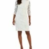 Kasper Women's Laurissa Lace 3/4-Sleeve Sheath Dress 1 Kasper Women's Laurissa Lace 3/4-Sleeve Sheath Dress -Clothing Shop 23306646 fpx