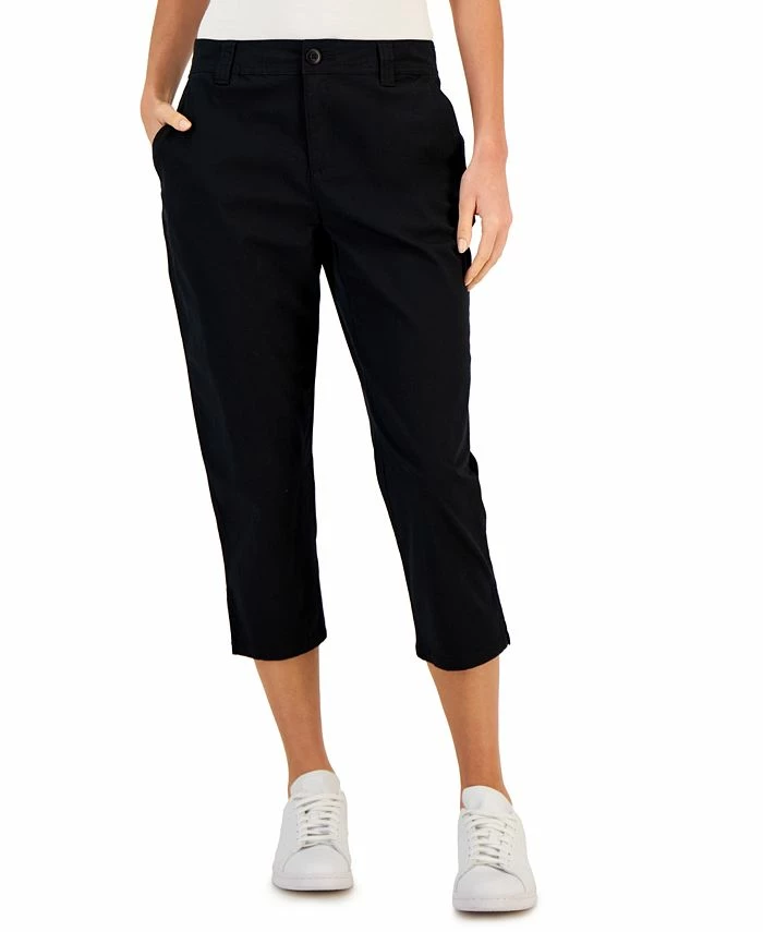 Style & Co Women's Mid Rise Comfort Waist Capri Pants, Created For Macy's 3 Style & Co Women's Mid Rise Comfort Waist Capri Pants, Created For Macy's