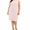 Kasper Plus Size Cap Sleeve Princess Seam Dress