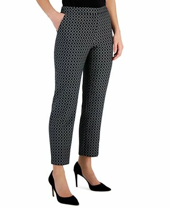 Kasper Women's Printed Ankle Pants 4 Kasper Women's Printed Ankle Pants - Image 2