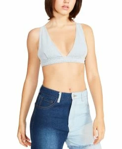 Steve Madden Women's Kendra Denim Bra Top