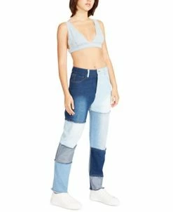 Steve Madden Women's Kendra Denim Bra Top 9 Steve Madden Women's Kendra Denim Bra Top -Clothing Shop 23338240 fpx