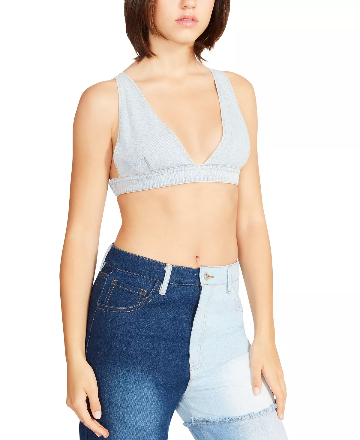 Steve Madden Women's Kendra Denim Bra Top 6 Steve Madden Women's Kendra Denim Bra Top - Image 4
