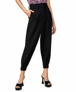 Bar III Women's Pleat-Front Mid-Rise Ankle Pants, Created For Macy's 12 Bar III Women's Pleat-Front Mid-Rise Ankle Pants, Created For Macy's -Clothing Shop 23338751 fpx