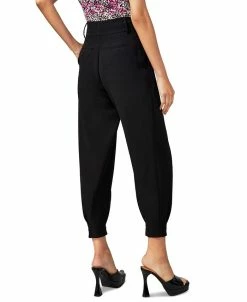 Bar III Women's Pleat-Front Mid-Rise Ankle Pants, Created For Macy's 13 Bar III Women's Pleat-Front Mid-Rise Ankle Pants, Created For Macy's -Clothing Shop 23338752 fpx