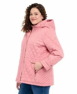 Michael Kors Women's Plus Size Quilted Hooded Anorak Coat -Clothing Shop 23350630 fpx